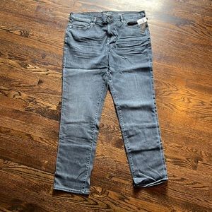 Mens dark grey banana republic jeans